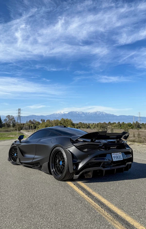 RF Style Carbon Fiber Rear Diffuser for McLaren 720S