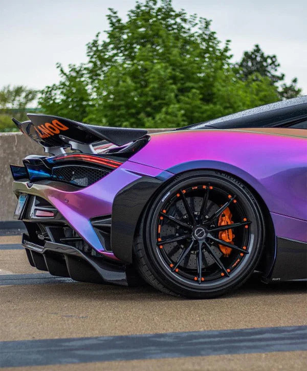 RF Style Carbon Fiber Rear Diffuser for McLaren 720S