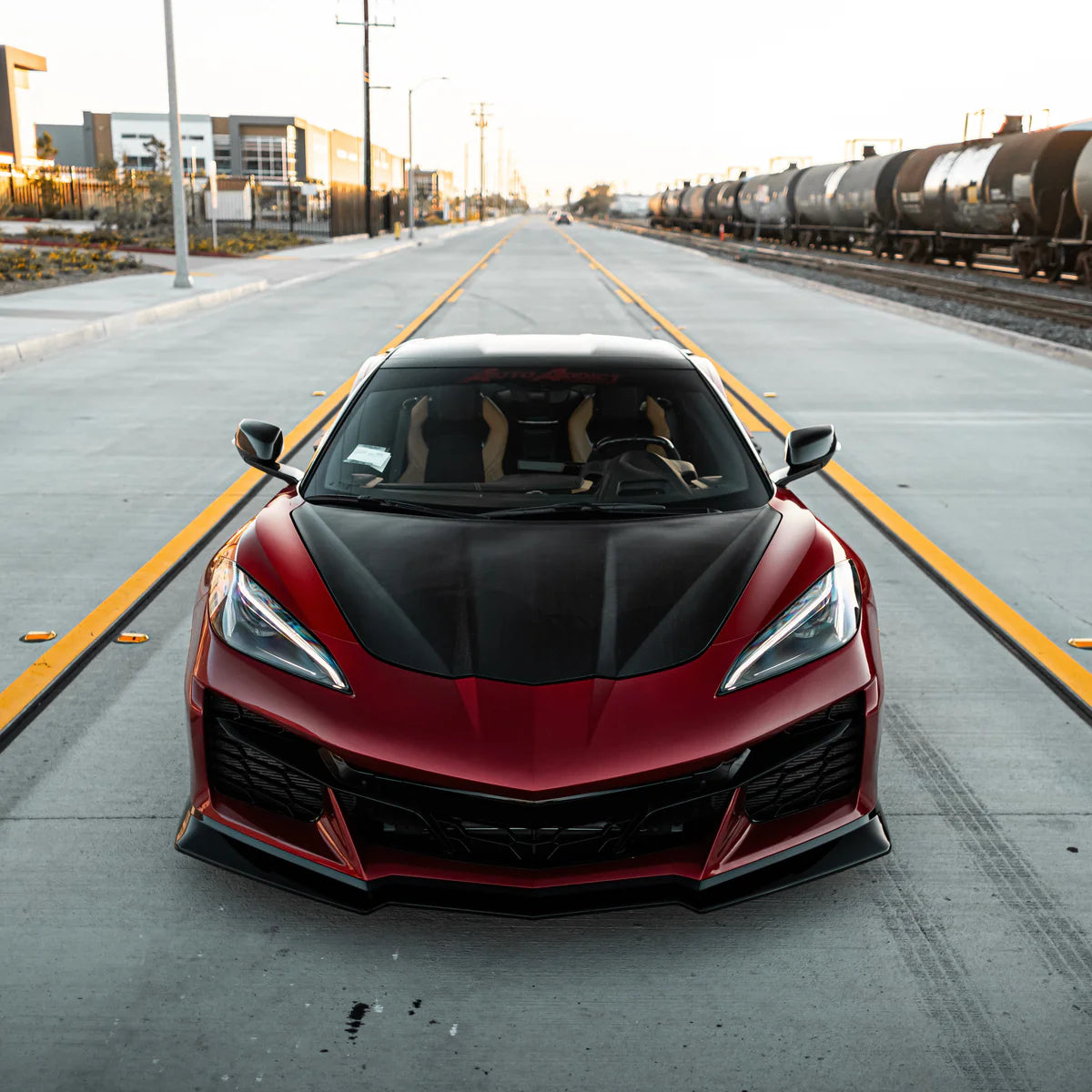 OE Style Carbon Fiber Hood for Chevrolet Corvette C8