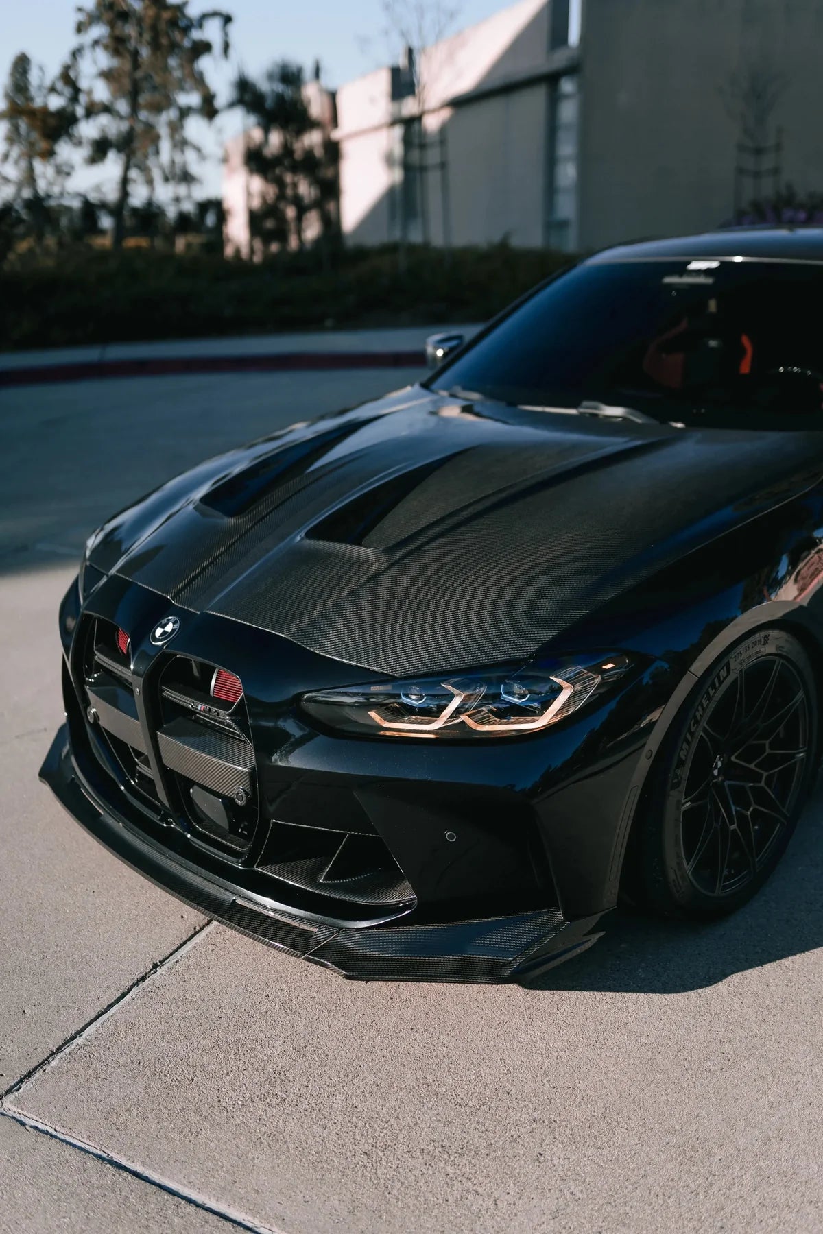 BMW G82/G80 M3/M4 G8X GTS Style Double Sided Carbon Fiber Hood