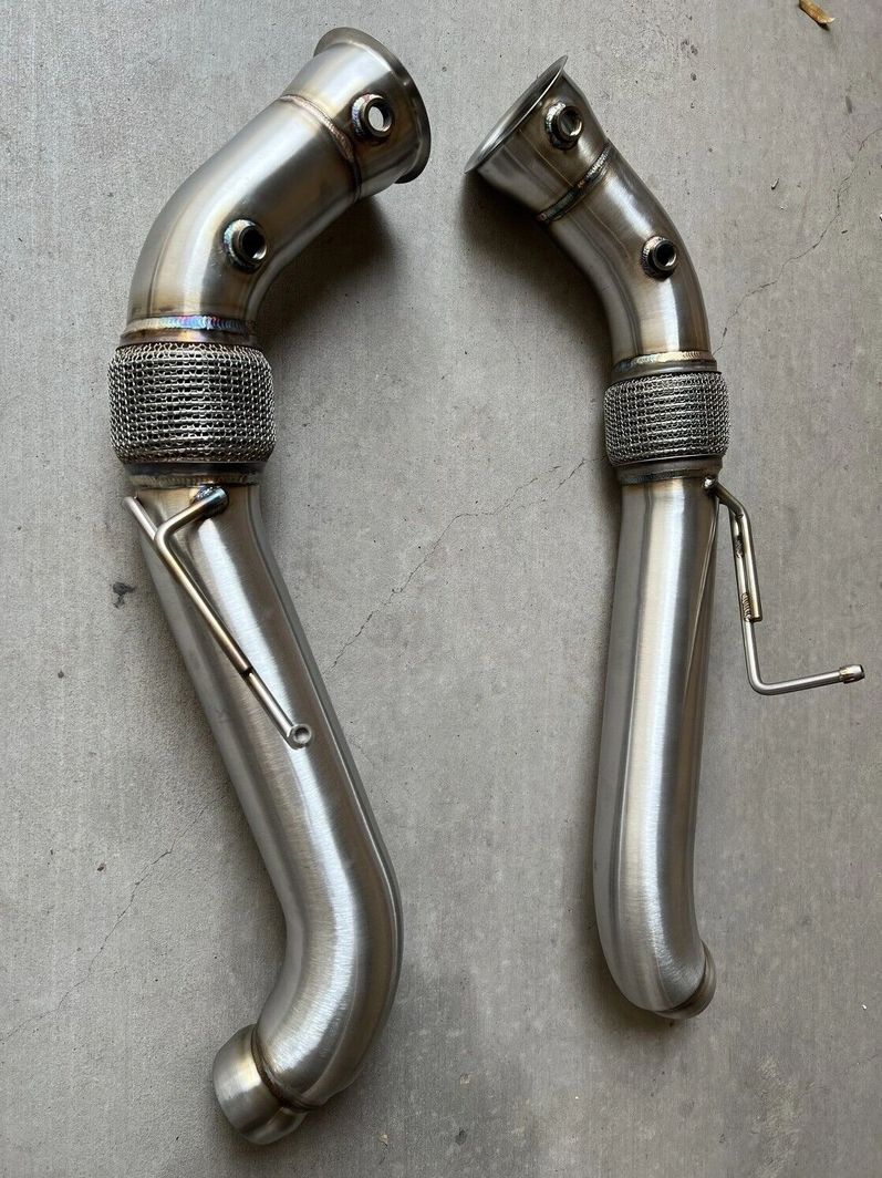 304 Stainless Downpipes Exhaust Pipe for Mclaren 570S/600LT/570GT/540C