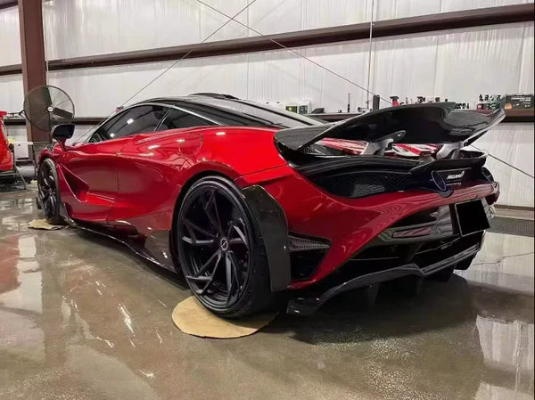 RF Style Carbon Fiber Rear Diffuser for McLaren 720S