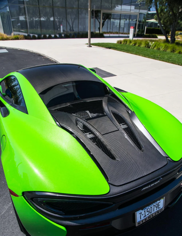 Carbon Fiber Engine Decklid Cover for McLaren 540C/ 570S/ 570GT