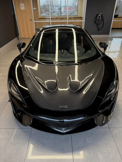P1 Style Dry Double-Sided Carbon Fiber Hood for McLaren 570S/540C/570GT/600LT