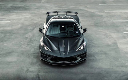 ST Style Carbon Fiber Hood for Chevrolet C8