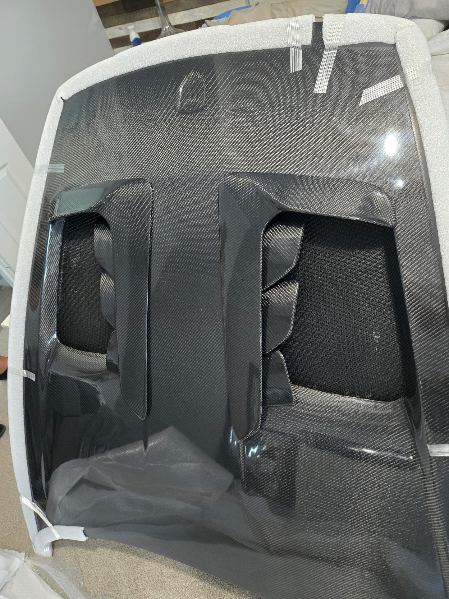 GT3RS Style Double-Sided Dry Carbon Fiber Hood For Porsche 911 992