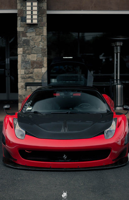 Carbon Fiber Hood for Ferrari 458 2010-2015