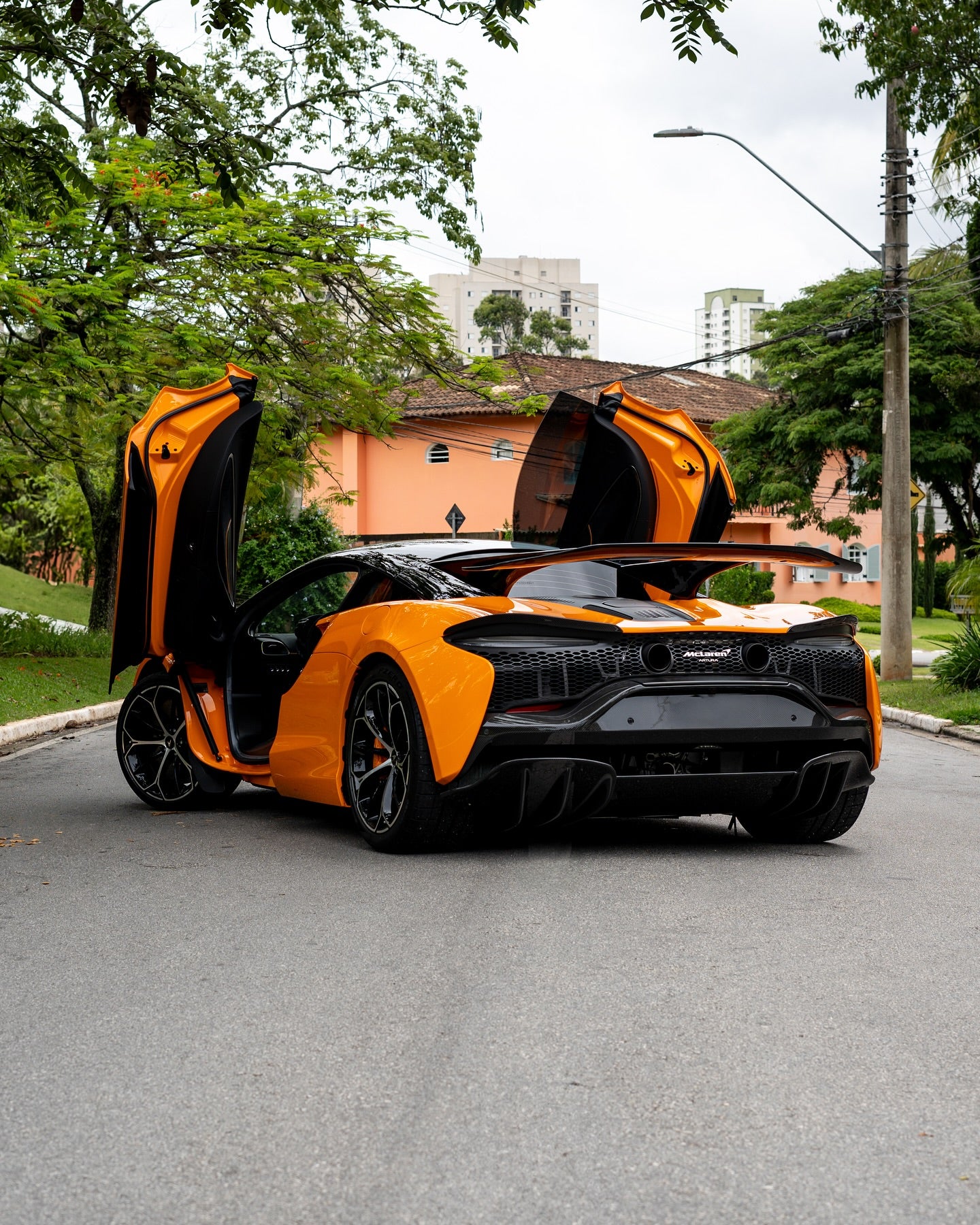 N Style Carbon Fiber Rear Wing for McLaren Artura