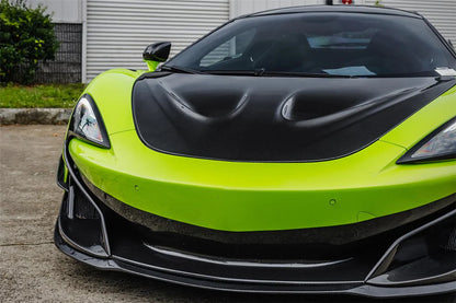 P1 Style Dry Double-Sided Carbon Fiber Hood for McLaren 570S/540C/570GT/600LT