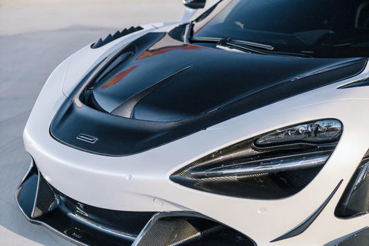 V Style Double Sided Carbon Fiber Hood for McLaren 720S/750S/765LT