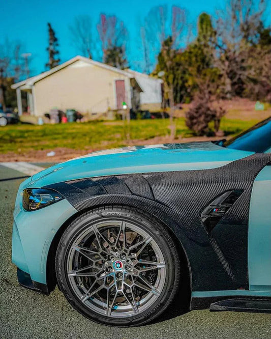 Carbon Fiber Vented Front Fenders for BMW G80 M3/C and G82/83 M4/C