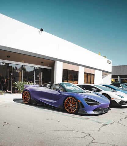 RF Style Carbon Fiber Side Skirts for McLaren 720S