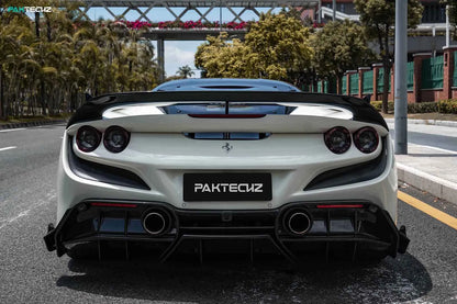 Carbon Fiber Rear Spoiler for Ferrari F8 Tributo