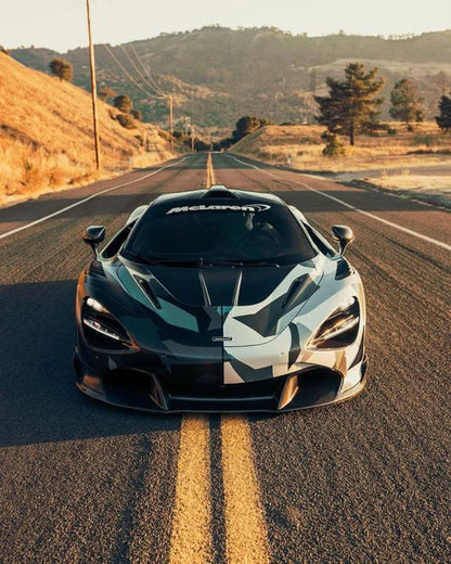 RF Style Carbon Fiber Front Lip for McLaren 720S