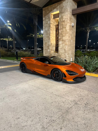 RF Style Carbon Fiber Side Skirts for McLaren 720S