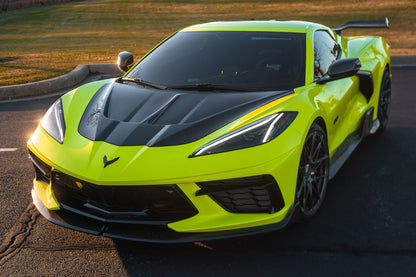 ST Style Carbon Fiber Hood for Chevrolet C8