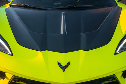 ST Style Carbon Fiber Hood for Chevrolet C8