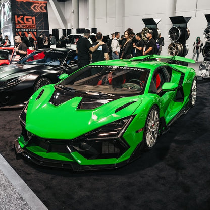 Lamborghini Revuelto DK Style Carbon Fiber Front Lip