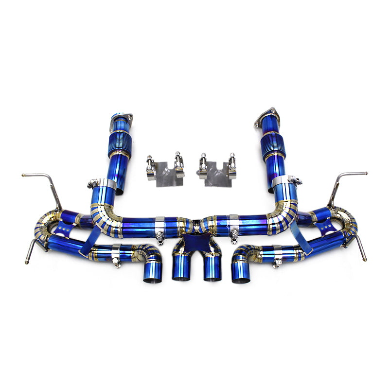 C8 Corvette Z06 Titanium Catback Exhaust. NO VALVES