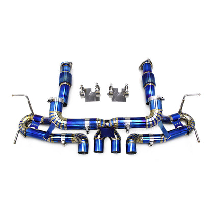 C8 Corvette Z06 Titanium Catback Exhaust. NO VALVES