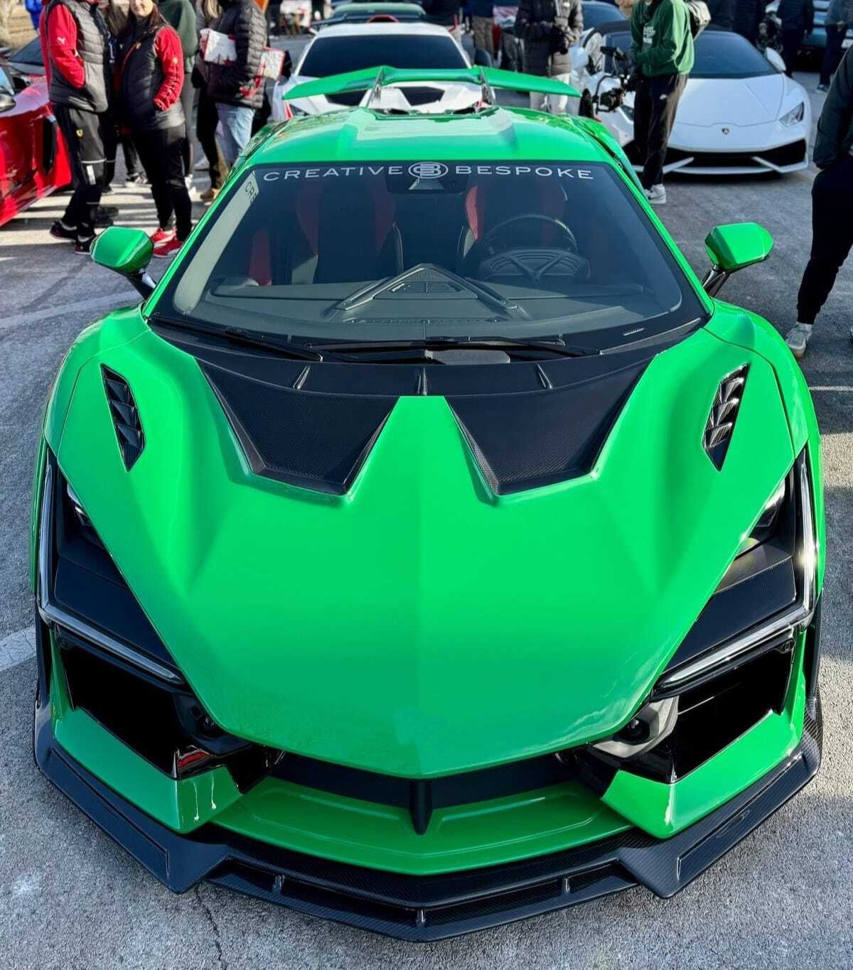 Lamborghini Revuelto DK Style Carbon Fiber Front Lip