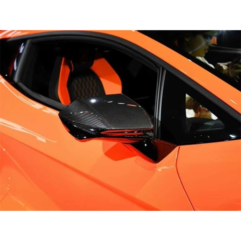 Lamborghini Revuelto Carbon Fiber Mirror Caps