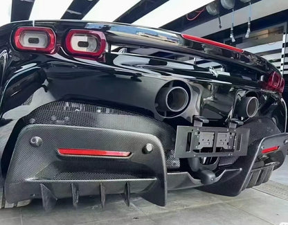 OEM Style Carbon Fiber Rear Diffuser for Ferrari SF90