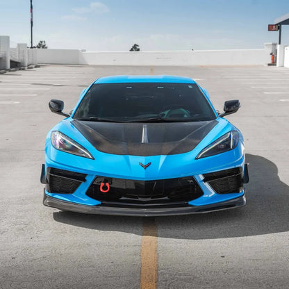 ST Style Carbon Fiber Hood for Chevrolet C8