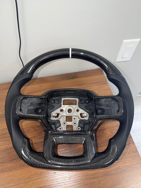 2023+ FORD F-150 CARBON FIBER STEERING WHEEL
