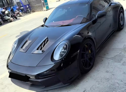GT3RS Style Double-Sided Dry Carbon Fiber Hood For Porsche 911 992