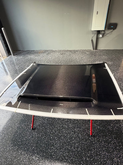 Dodge Challenger Double Sided Demon Style Carbon Fiber Hood