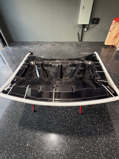 Dodge Challenger Double Sided Demon Style Carbon Fiber Hood