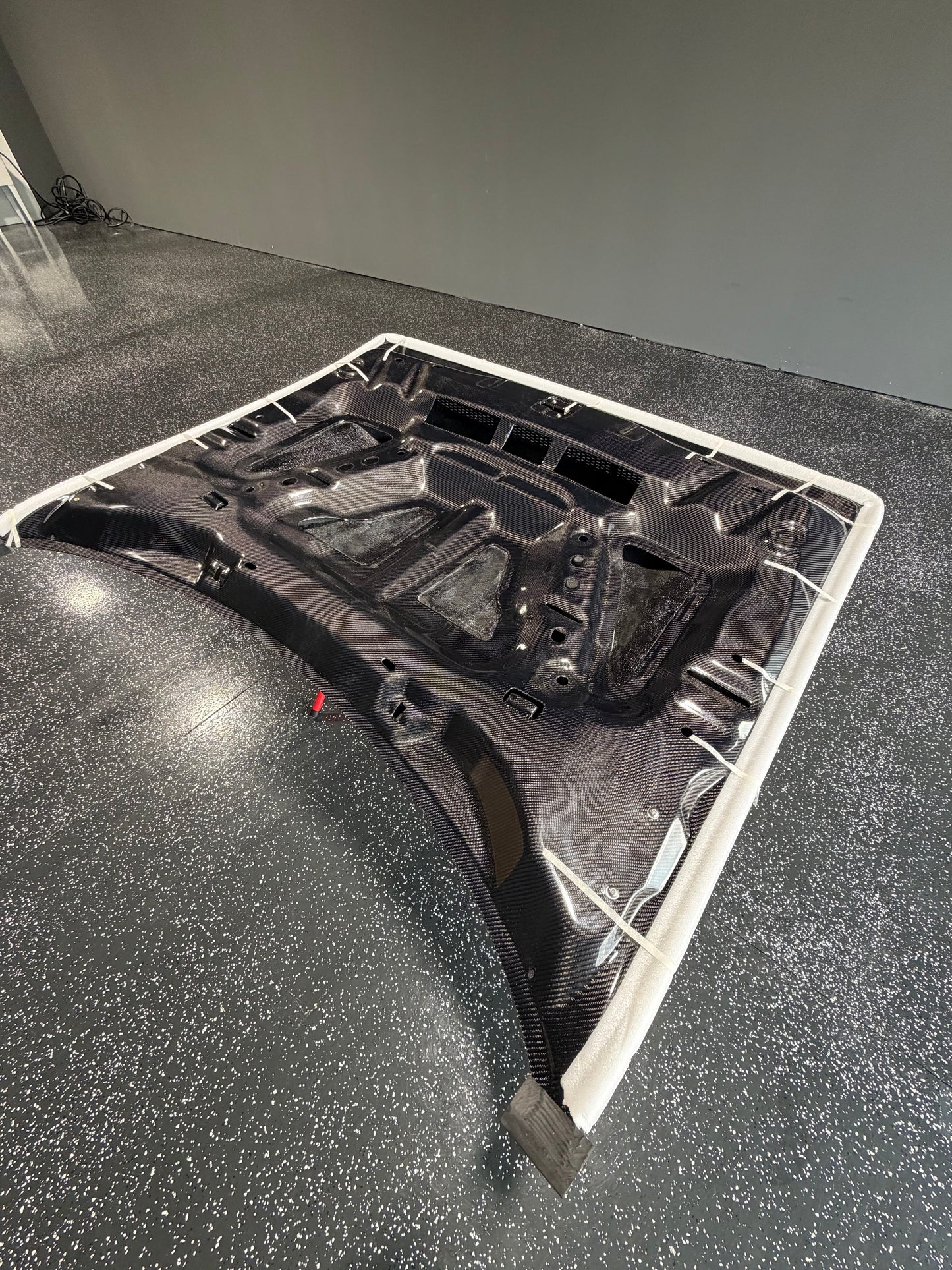 Dodge Challenger Double Sided Demon Style Carbon Fiber Hood