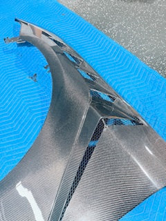 Carbon Fiber GTD Style Front Fenders For Ford Mustang S650