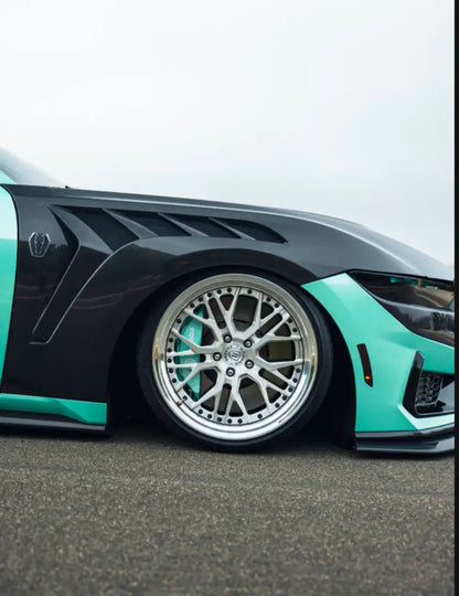 Carbon Fiber GTD Style Front Fenders For Ford Mustang S650