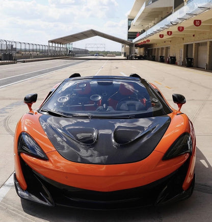 P1 Style Dry Double-Sided Carbon Fiber Hood for McLaren 570S/540C/570GT/600LT