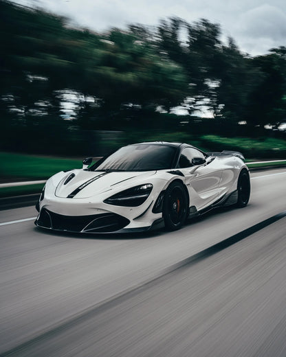 RF Style Carbon Fiber Front Lip for McLaren 720S