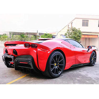 OEM Style Carbon Fiber Rear Diffuser for Ferrari SF90