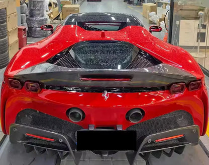OEM Style Carbon Fiber Rear Diffuser for Ferrari SF90