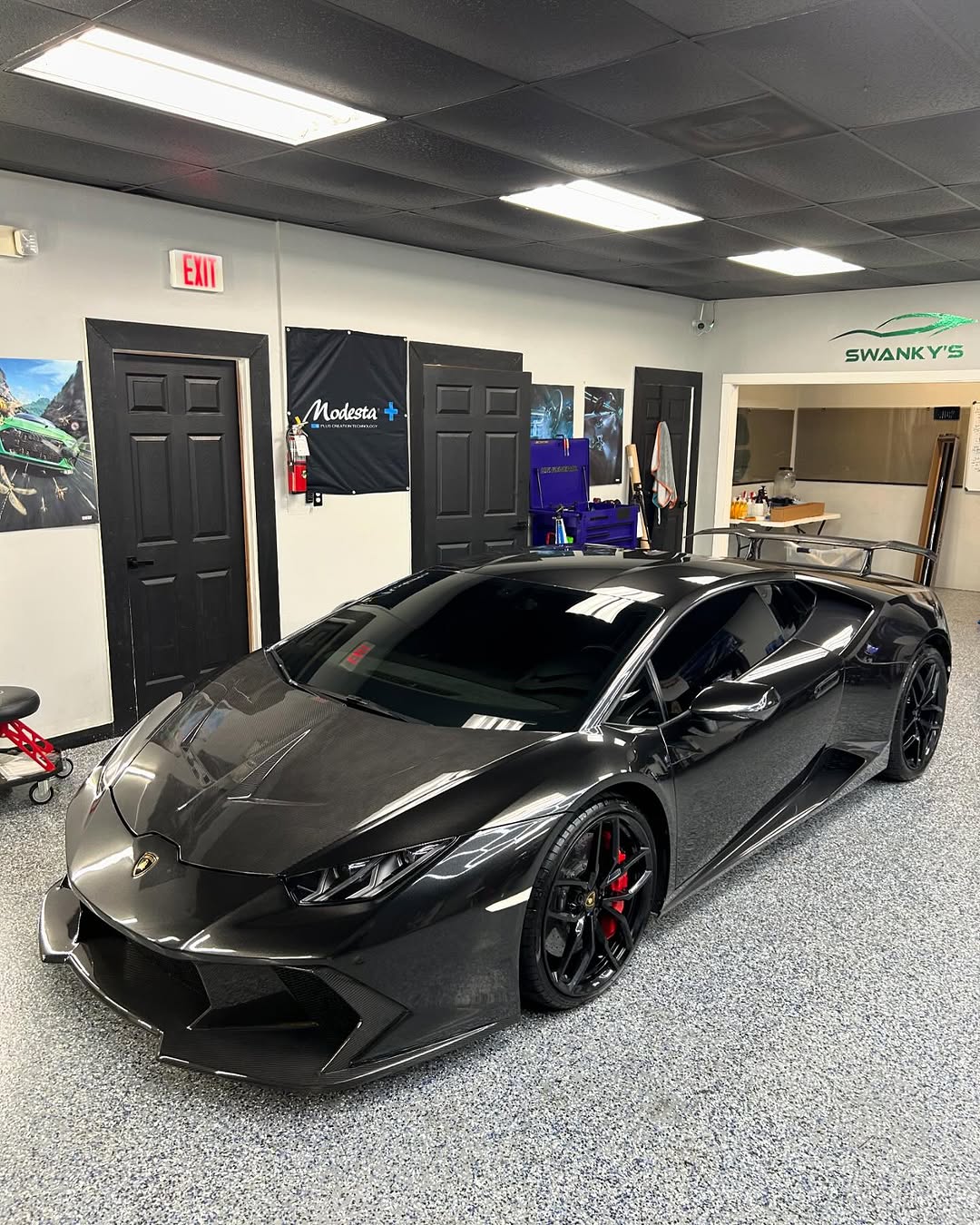 Double Sided Carbon Fiber Ten Style Hood for Lamborghini Huracan LP580/LP610/Tecnica/Performante/EVO