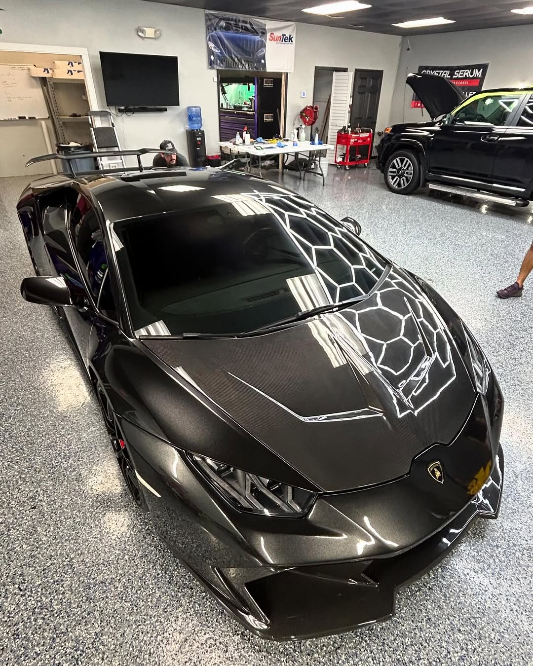 Double Sided Carbon Fiber Ten Style Hood for Lamborghini Huracan LP580/LP610/Tecnica/Performante/EVO