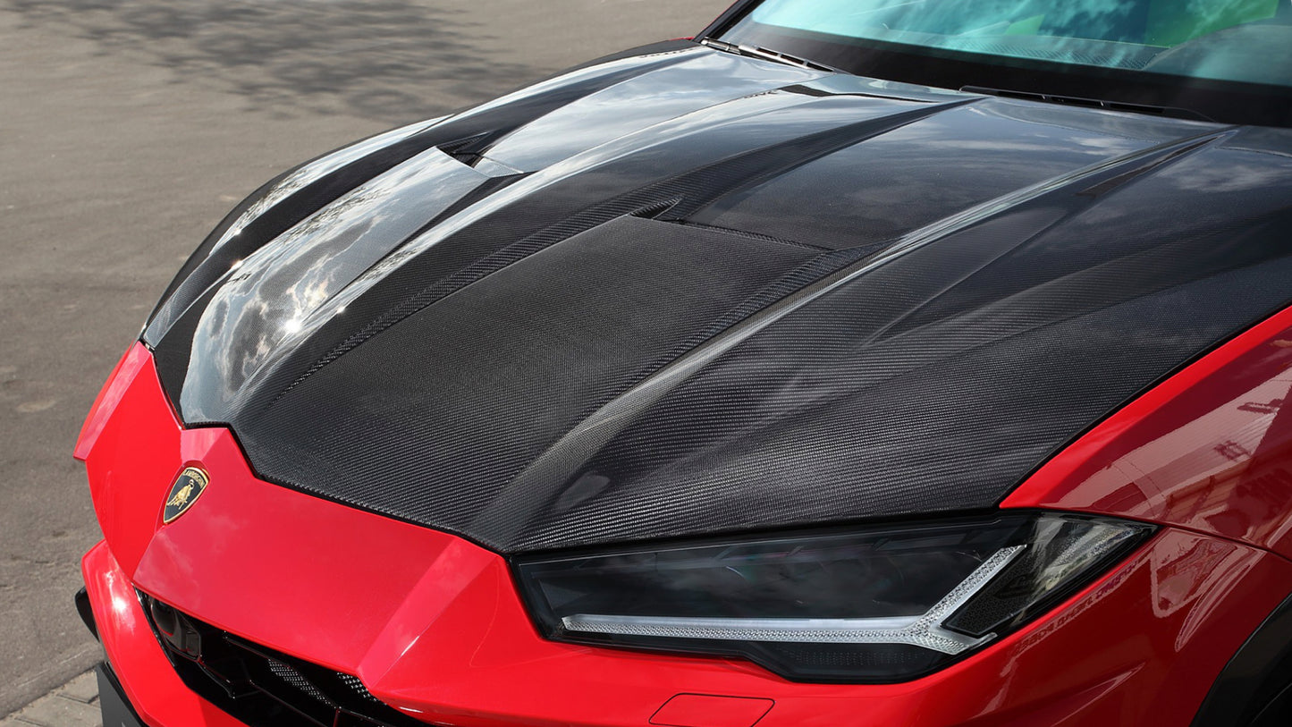 Double Sided Carbon Fiber TC Style Hood for Lamborghini Urus