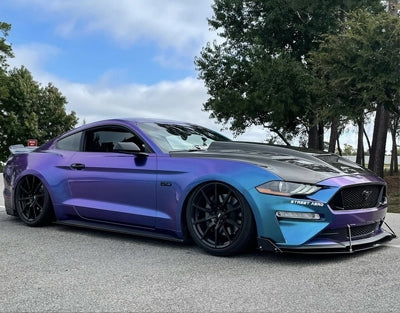 Carbon Fiber Vented Hood for Ford Mustang S550.1 2015 - 2017