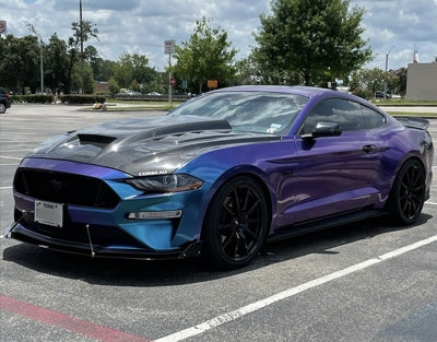 Carbon Fiber Vented Hood for Ford Mustang S550.1 2015 - 2017