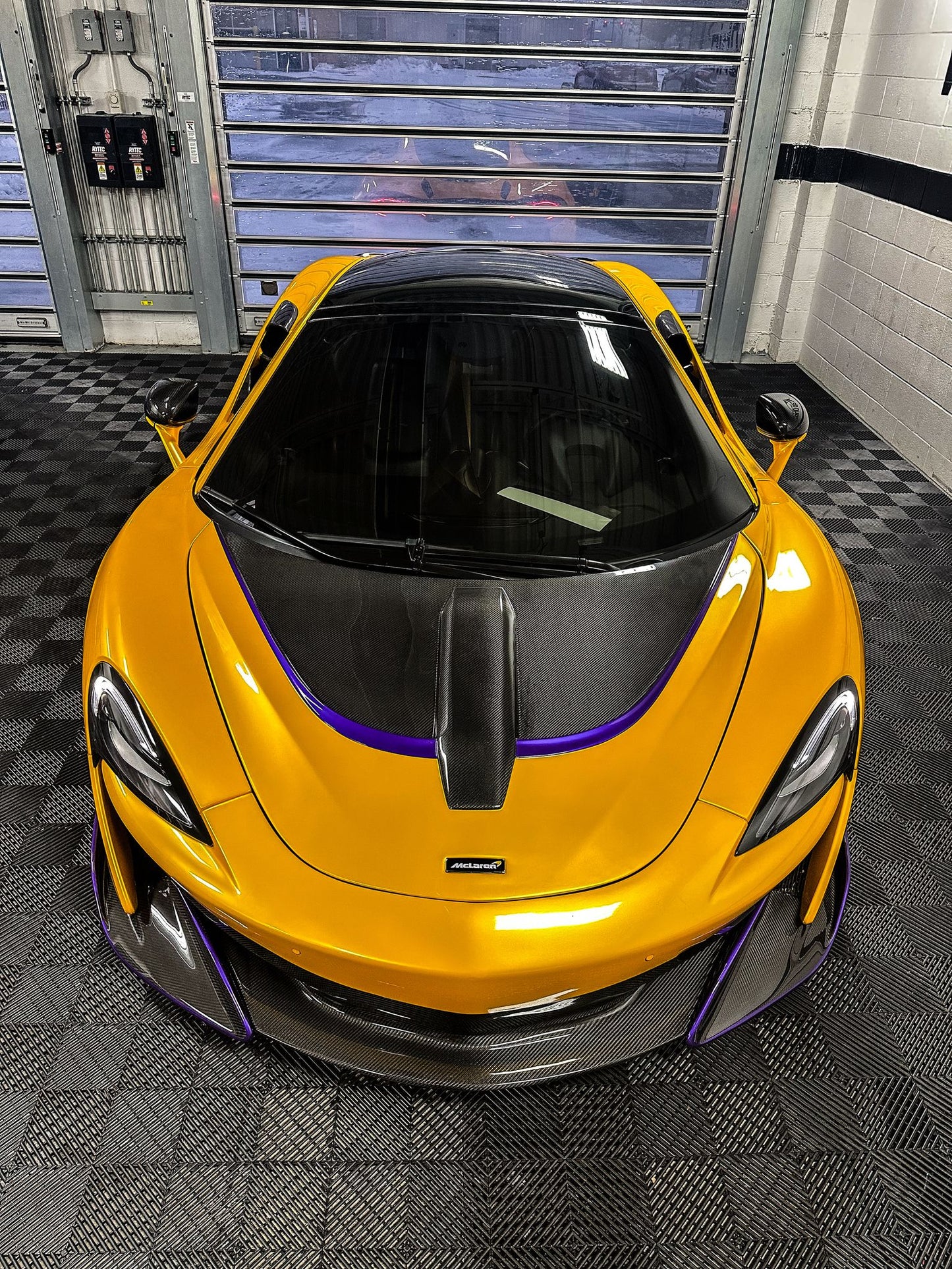 McLaren 570S/540C/570GT/600LT Senna Style Dry Carbon Fiber Hood