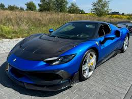 BA Style Carbon Fiber Hood for Ferrari 296 GTB