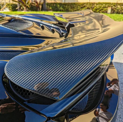 V Style Carbon Fiber Rear Wing for McLaren 720S