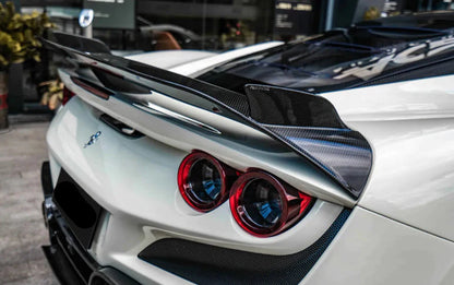 Carbon Fiber Rear Spoiler for Ferrari F8 Tributo