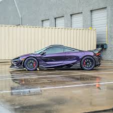 RF Style Carbon Fiber Side Skirts for McLaren 720S