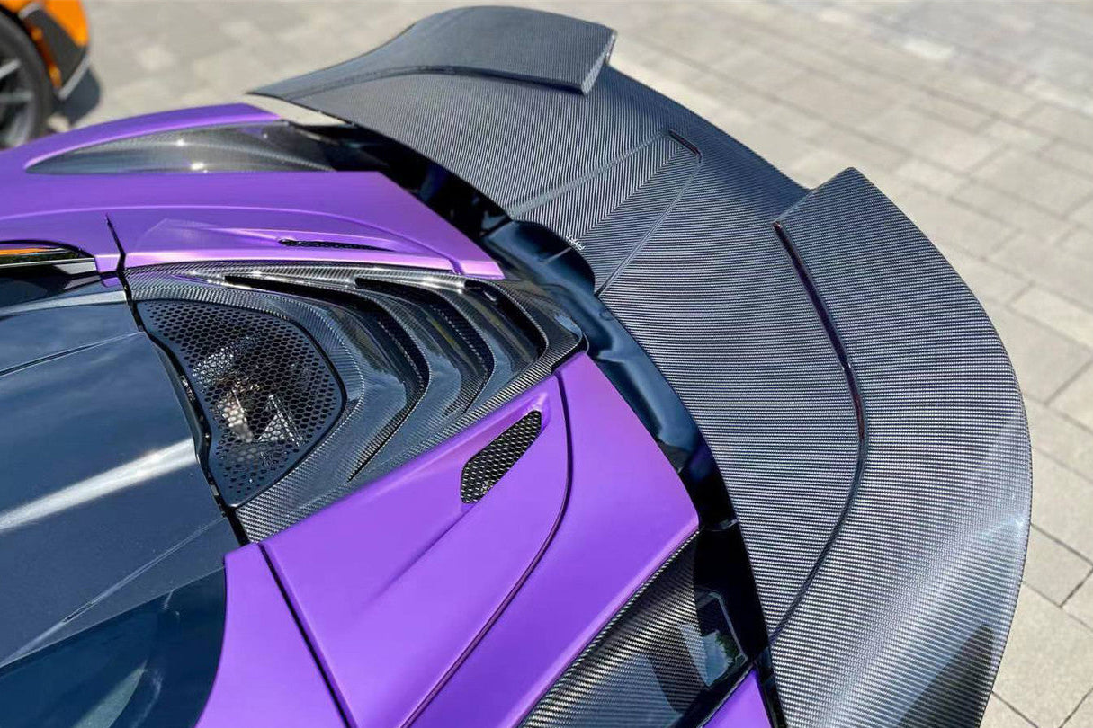 MCLAREN 720S CARBON FIBER REAR ENGINE BAY COVER